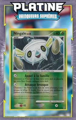 Ningale Reverse -Platine:Vainqueurs Supremes - 117/147 - Carte Pokemon Francaise - Image 1