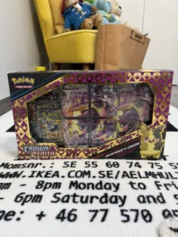 Pokemon Crown Zenith Morpeko V-Union Premium Playmat Collection - Sealed ✅ - Image 1