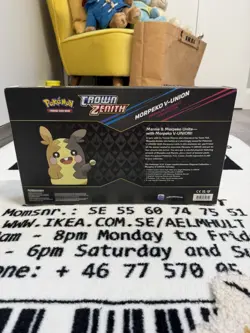 Pokemon Crown Zenith Morpeko V-Union Premium Playmat Collection - Sealed ✅ - Image 2