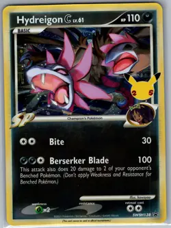 Hydreigon C SWSH138 - Pokemon Celebrations 25th Anniversary - Promo (NM) - Image 1