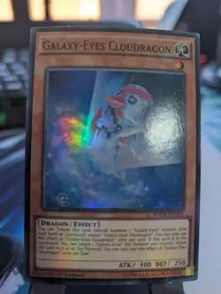YuGiOh! Galaxy-Eyes Cloudragon WSUP-EN009 Super Rare 1st Ed LP - Image 1