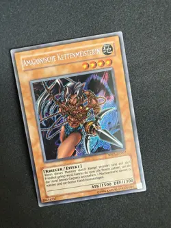 Yugioh Amazonische Kettenmeisterin , rp01-de097 secret rare NM- Retro Pack 1 - Image 4