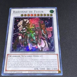 Yu-Gi-Oh TCG Baronne de Fleur RA01-EN034 Super Rare 1st Edition - Image 1