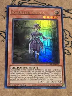 Yugioh Exosister Sophia GRCR-EN016 1st Edition Ultra Rare NM - Image 1