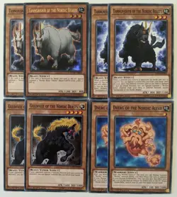 YuGiOh 34 Card Nordic Deck Core with 3 Card Extra Deck - Image 2