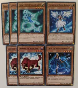 YuGiOh 34 Card Nordic Deck Core with 3 Card Extra Deck - Image 3