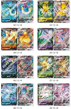 Pokemon Chinese Eevee Gem Pack Vol.2 CBB2C V VMAX 16 cards carte Full Art - Image 1