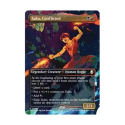 WOTC Avatar: The Last Airbender Zuko, Conflicted (Borderless) (R) (Foil) NM - Image 1