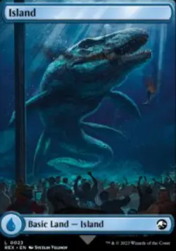 Island // Island Jurassic World Collection (REX) 22 MTG Regular - Image 1