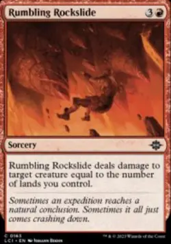 Rumbling Rockslide The Lost Caverns of Ixalan (LCI) 163 MTG Regular - Image 1
