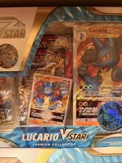 Pokemon TCG Lucario VSTAR Premium Collection Box X2 Fusion Strike 820650851247 - Image 4