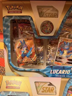 Pokemon TCG Lucario VSTAR Premium Collection Box X2 Fusion Strike 820650851247 - Image 5