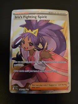 Iris's Fighting Spirit 180/159 Ultra Rare Journey Together Pokemon Card - Image 1