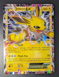 Jolteon EX 28/83 Generations Holo Pokemon Card - Near Mint - Image 2
