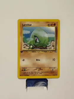Pokemon Cards: 1st Edition Neo Discovery Common: Larvitar 57/75 Mint/NM - Image 1