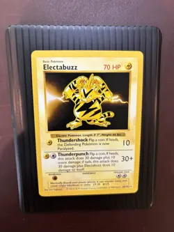 Pokemon TCG Electabuzz Base Set, Shadowless Rare Card 20/102 LP+ Condition - Image 1