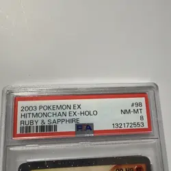 2003 Hitmonchan EX #030 Holo Psa ￼8 NM/Mint Vintage Pokemon TCG - Image 3