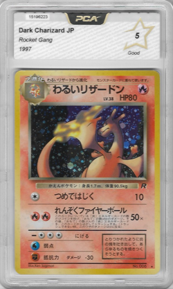 pokemon dark charizard japanese rocket gang good PCA 5 (PSA 5) - Image 1