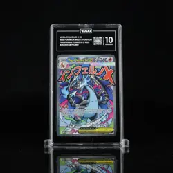 2025 Pokemon Phantasmal Flames UPC 023 Mega Charizard EX Black Star Promo TAG 10 - Image 1