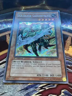 XX-Saber Gardestrike ANPR-EN000 Secret Rare 1st Edition VLP (slot#67) - Image 4