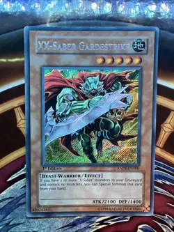 XX-Saber Gardestrike ANPR-EN000 Secret Rare 1st Edition VLP (slot#67) - Image 5