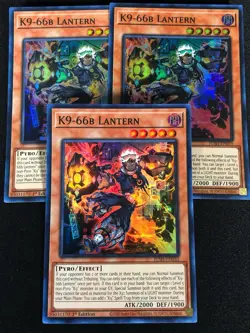 Yugioh K9-66B Lantern JUSH-EN033 1st Super x3 (NM) - Image 1