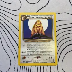 Pokemon TCG Dark Ursaring Neo Destiny Card 21/105 NM - Image 1