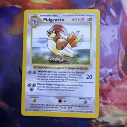 Pidgeotto - 22/102 - Pokemon Base Set Shadowless Rare Card WOTC NM - Image 1