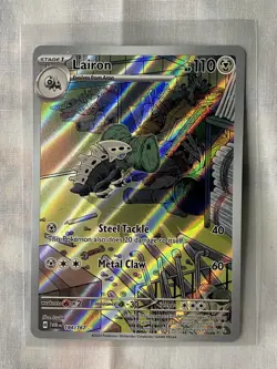 Lairon 184/167 Illustration Rare Pokemon Card Twilight Masquerade NM - Image 1