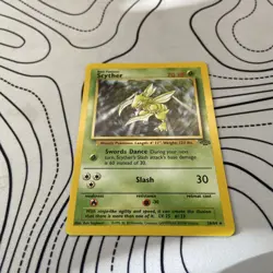Pokemon TCG Scyther Jungle Card 26/64 Unlimited Rare Non-Holo LP Condition - Image 2