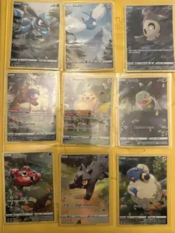 Pokemon Crown Zenith Galarian Gallery 9-Card Set Pikachu Riolu Turtwig Mareep - Image 1