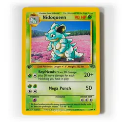 Pokemon - Nidoqueen - 1st Edition - Non Holo - 23/64 - Jungle - Rare Card - Image 1