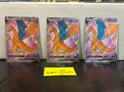 Lot of 3: Pokemon TCG Charizard V SWSH050 SWSH Sword & Shield Promo Card Holo - Image 1