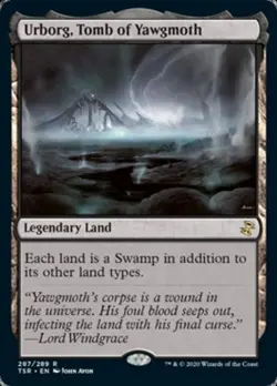 MTG English Urborg, Tomb of Yawgmoth NM Normal Time Spiral Remastered - Image 1