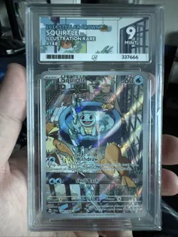 Pokemon TCG Squirtle Stellar Crown Card 148/142 Ace 9 - Image 1