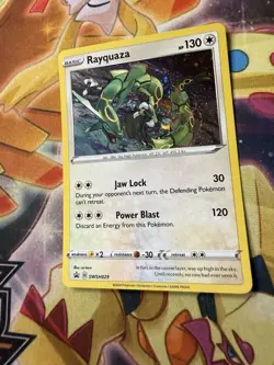 Rayquaza SWSH029 SWSH: Sword & Shield Promo Cards Holo Swirl Pokemon TCG Card NM - Image 1