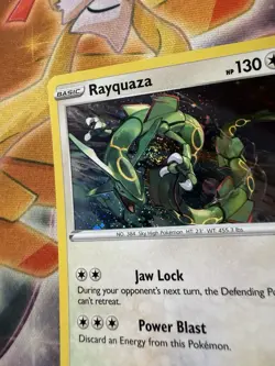 Rayquaza SWSH029 SWSH: Sword & Shield Promo Cards Holo Swirl Pokemon TCG Card NM - Image 2