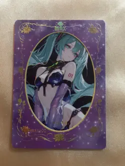 Hatsune Miku MAX-02 19/188 Dream of Desire Goddess Story Anime Waifu Card - Image 1