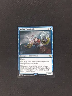 Valley Floodcaller Bloomburrow Magic MTG Card Near Mint Condition - Image 1