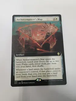 MTG: Commander 2021: Extended Art Archaeomancer's Map: LP Condition - Image 1