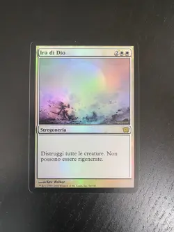 MTG - Magic The Gathering - IRA DI DIO - Foil 9 Edizione Near Mint - Image 1