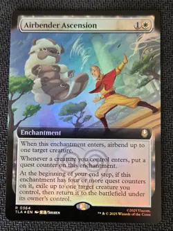 MTG Magic The Gathering -Airbender Ascension -R0364 -NM -Extended -FOIL! 👀 - Image 1