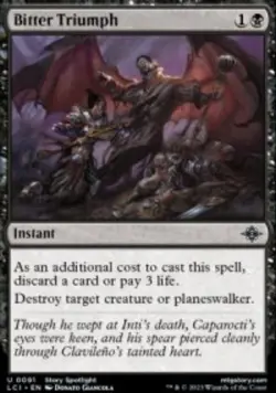 Bitter Triumph The Lost Caverns of Ixalan (LCI) 91 MTG Regular - Image 1