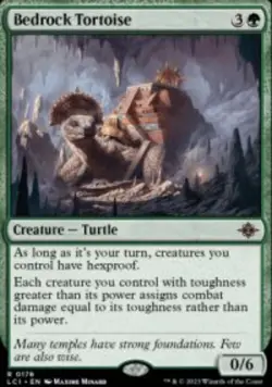 Bedrock Tortoise The Lost Caverns of Ixalan (LCI) 176 MTG Regular - Image 1