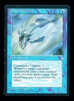 * * 1x Mystic Remora x1 * * Ice Age MTG LP Lightly Played - Image 1