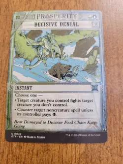 MTG, Decisive Denial, U, Outlaws of Thunder Junction, Breaking News, OTP, 0042 - Image 1