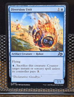 MTG, NM/MINT Diversion Unit, U, Aetherdrift, DFT, 0041 - Image 1