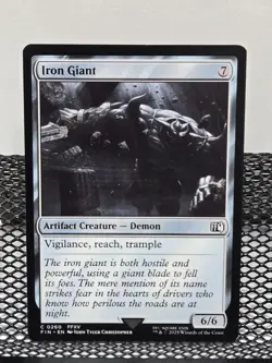MTG, Iron Giant, C, Final Fantasy, FIN, NM/MINT, 0260 - Image 1