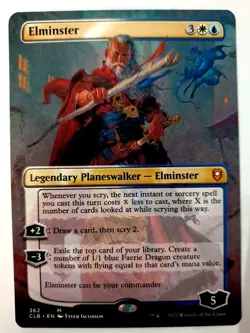 MTG: Battle for Baldur's Gate - Elminster - Borderless - Mythic - NM 362 - Image 1