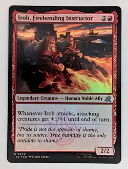 (Foil) Iroh, Firebending Instructor (0240) (240) Avatar: The Last Airbender: Ete - Image 1